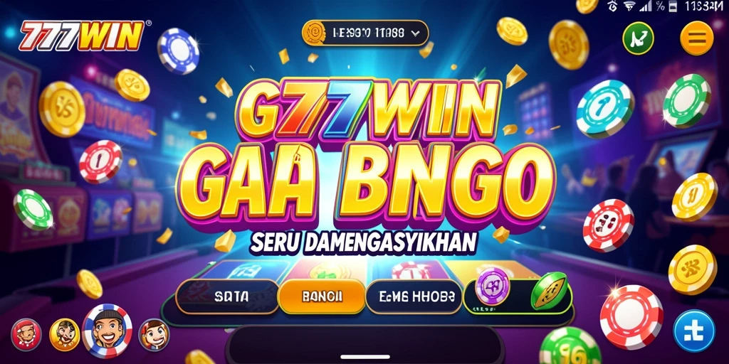 Tampilan gameplay Bingo yang menarik di 777WIN.