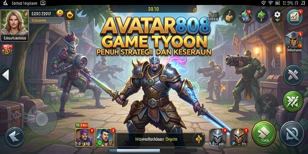 Screenshot gameplay AVATAR808 dengan elemen Tycoon yang menarik.