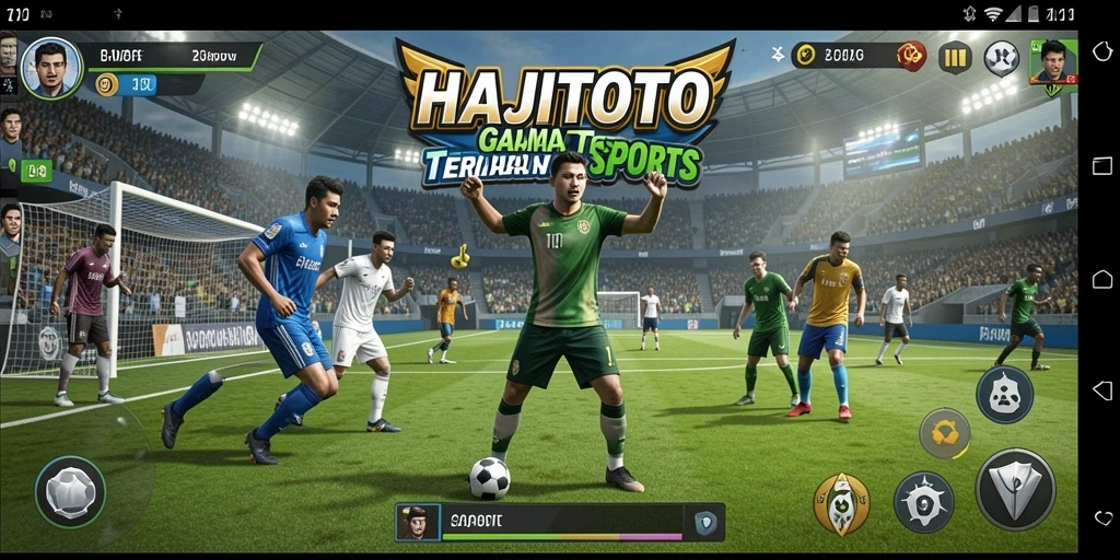 Tampilan gameplay seru dari HAJITOTO yang menampilkan aksi olahraga.