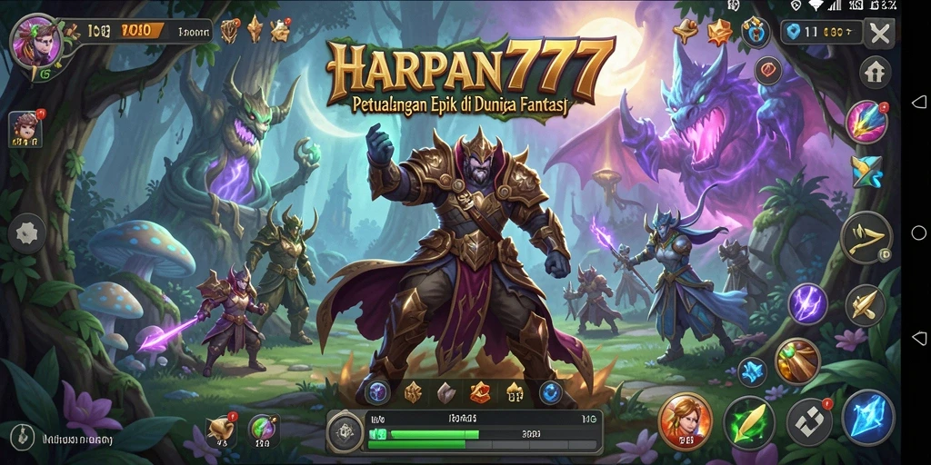 Tampilan gameplay menarik dan penuh aksi dari HARAPAN777.