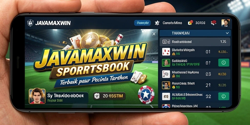 Tampilan gameplay aplikasi Sportsbook JAVAMAXWIN yang menarik.