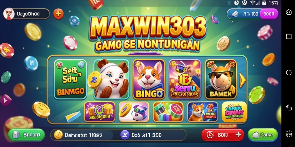 Tampilan gameplay seru dalam game Bingo MAXWIN303