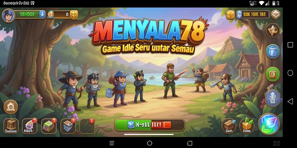 Tampilan gameplay <strong>MENYALA78</strong> yang memukau dan seru.