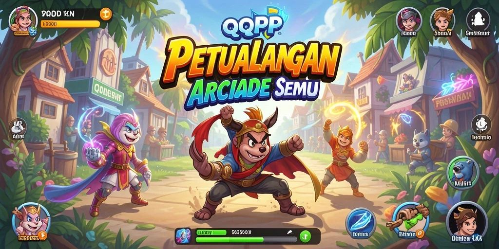 Screenshot menampilkan gameplay seru dan penuh aksi dari QQRP.