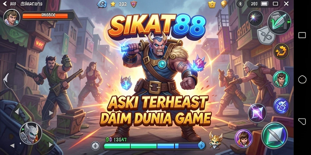 Screenshot utama SIKAT88 menampilkan aksi pertarungan yang mendebarkan.