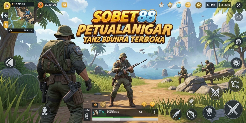 Screenshot utama SOBET88 menampilkan suasana gameplay Open World yang mendebarkan.