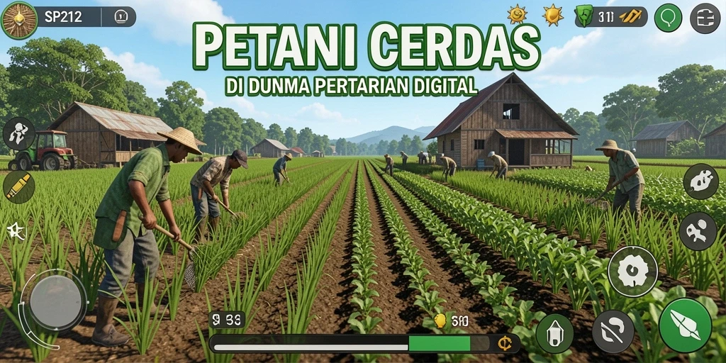 Tampilan menarik dari gameplay <strong>SP212</strong> dalam bertani dan merawat hewan.