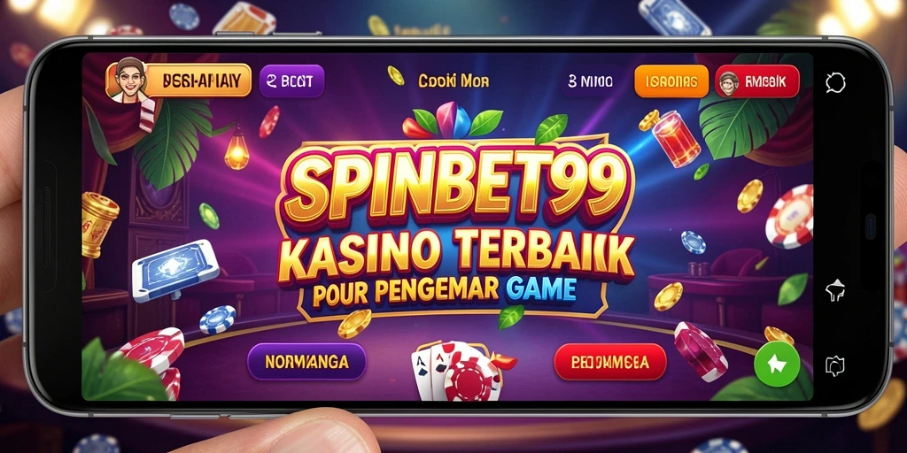 Screenshot utama SPINBET99 menampilkan tampilan menarik dari permainan Kasino.