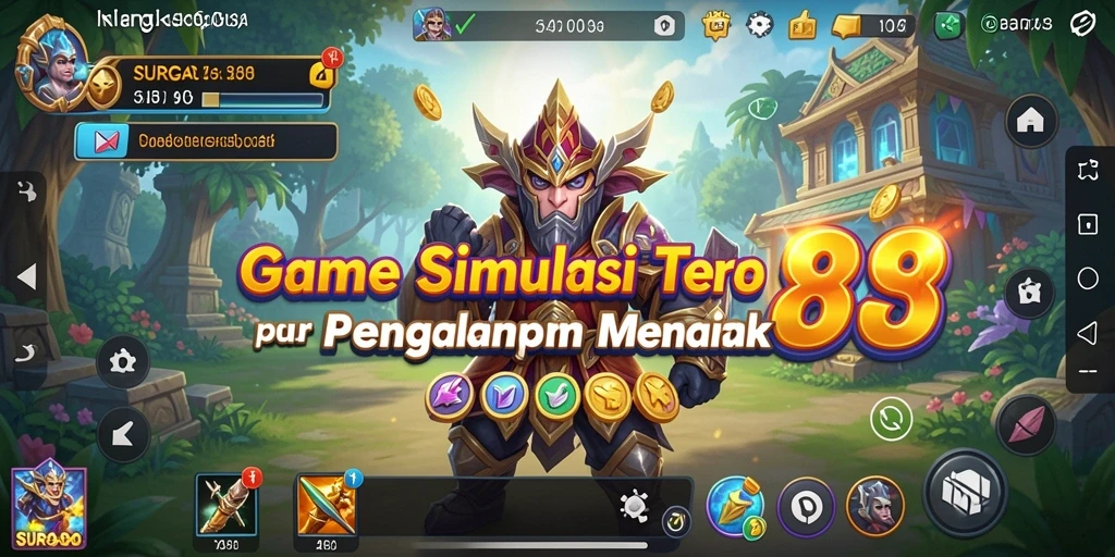 Screenshot gameplay <strong>SURGA88</strong> menampilkan berbagai aktivitas simulasi yang mengasyikkan.