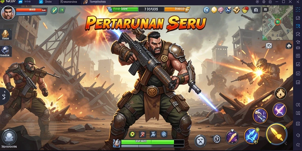 TAPJOY gameplay Fighting dengan pertarungan yang seru dan strategis.